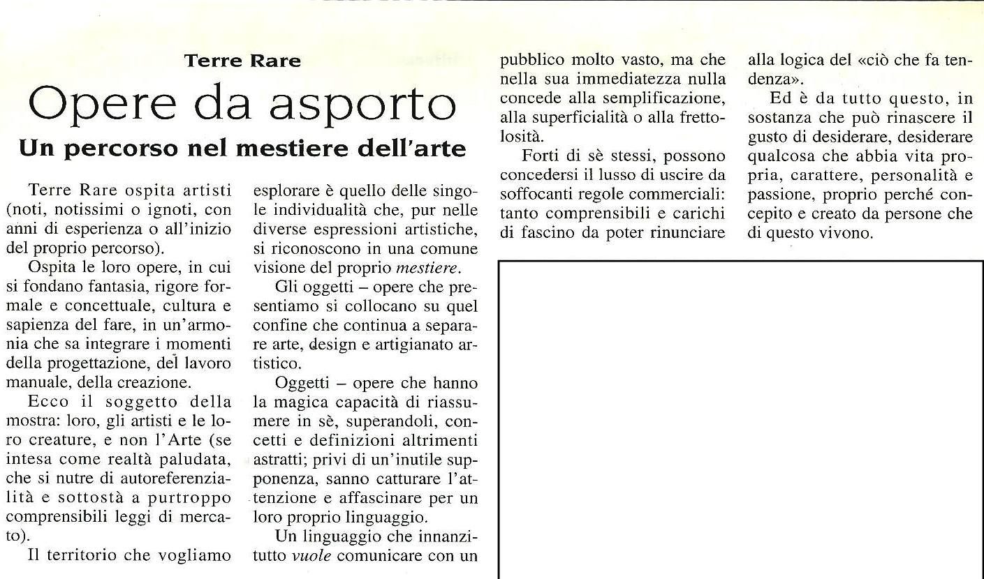 Opere da asporto articolo La Ribalta 1 febbraio 1996.jpg