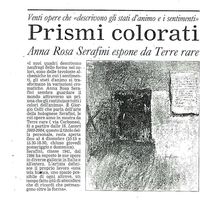 Serafini lavori 2003-2004, Il Domani di Bologna Novembre 2004.jpg