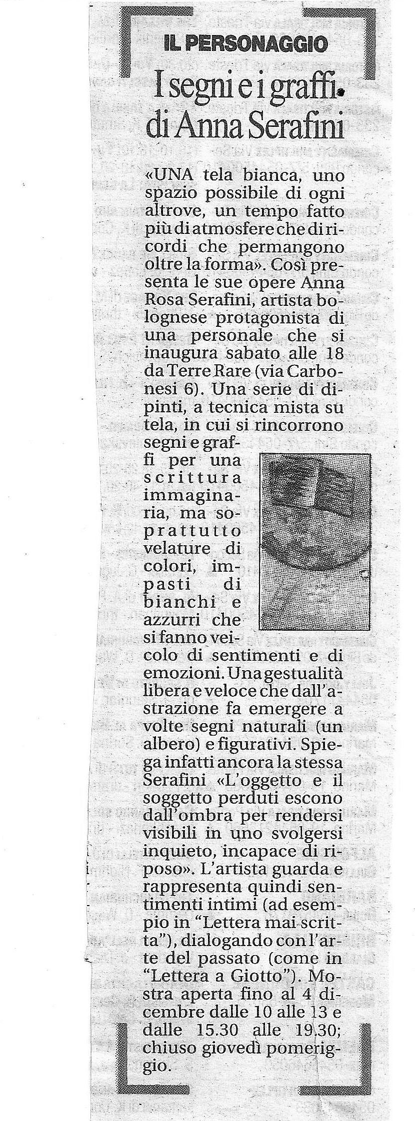 Serafini lavori 2003-2004, Repubblica Bologna Novembre 2004.jpg
